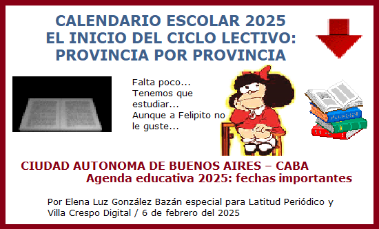 CALENDARIO ESCOLAR 2025